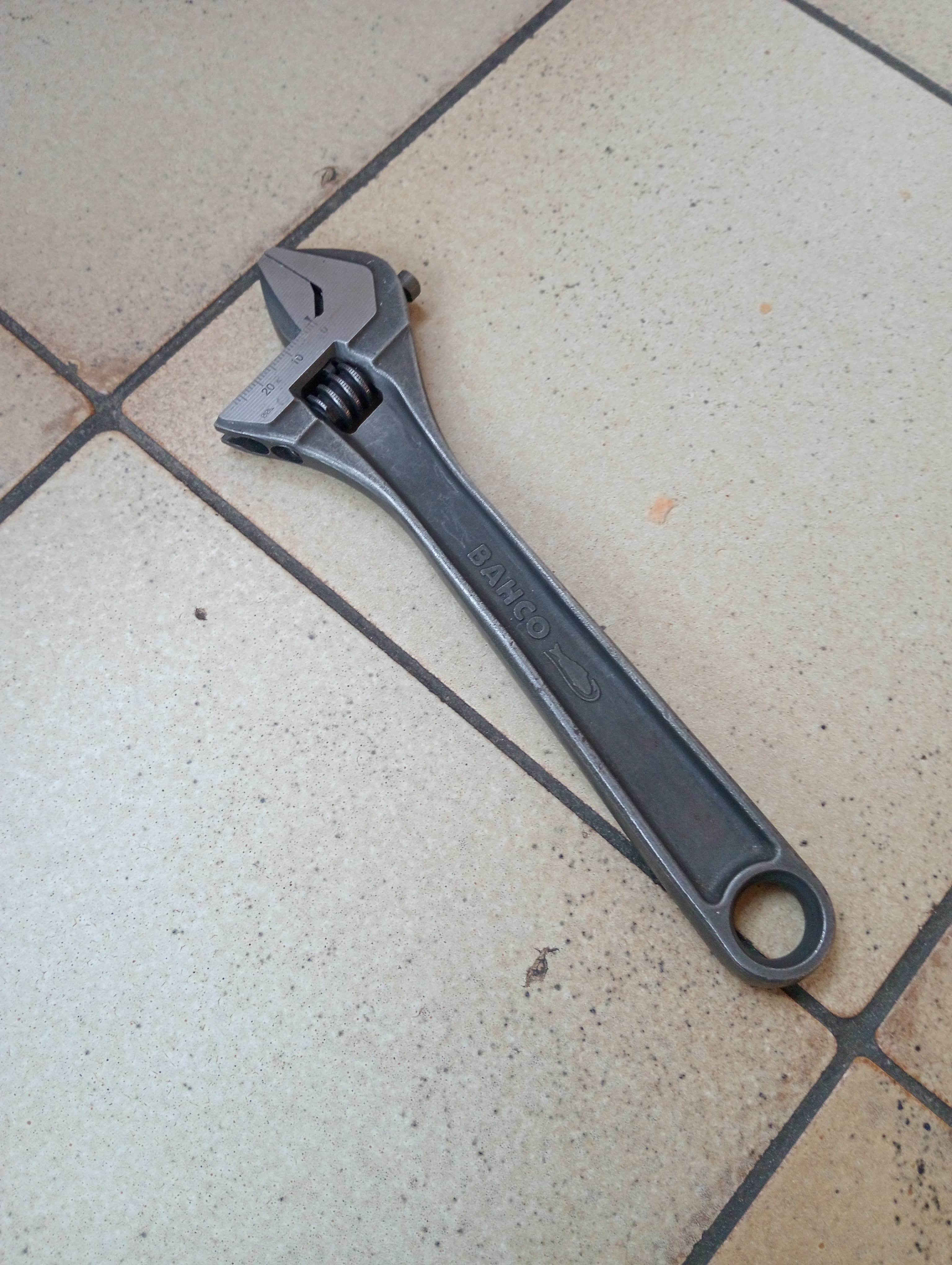 Bahco adjustable wrench